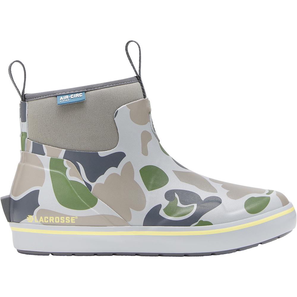 LaCrosse Alpha Deck Boot 6'' Seagrass Duck Camo Women's Size 9M