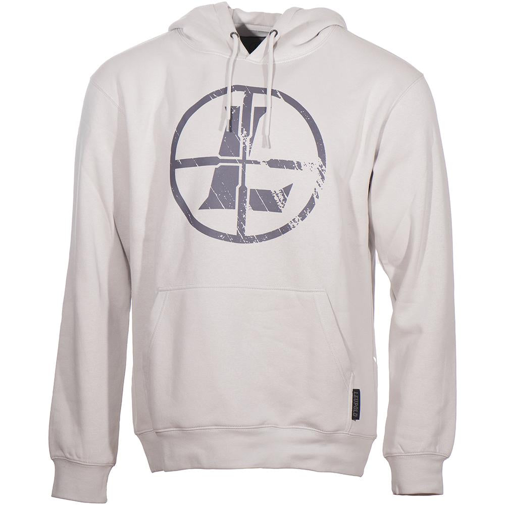 Distressed Reticle Hoodie Bone S
