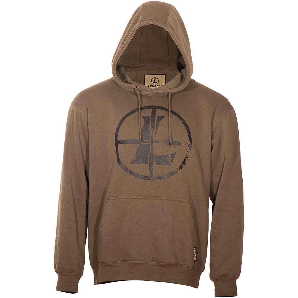 Distressed Reticle Hoodie Otter L