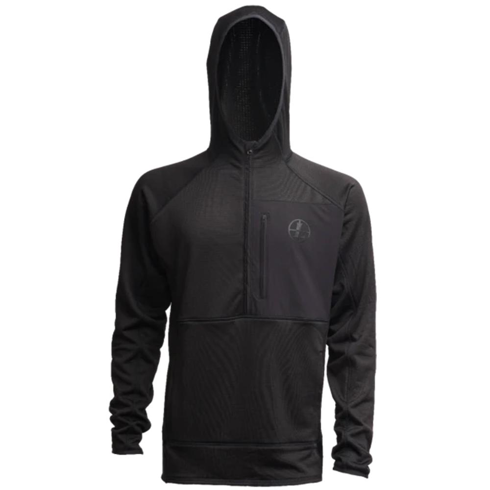 Velum 1/2 Zip Hooded Fleece Gen 2 Charcoal XL