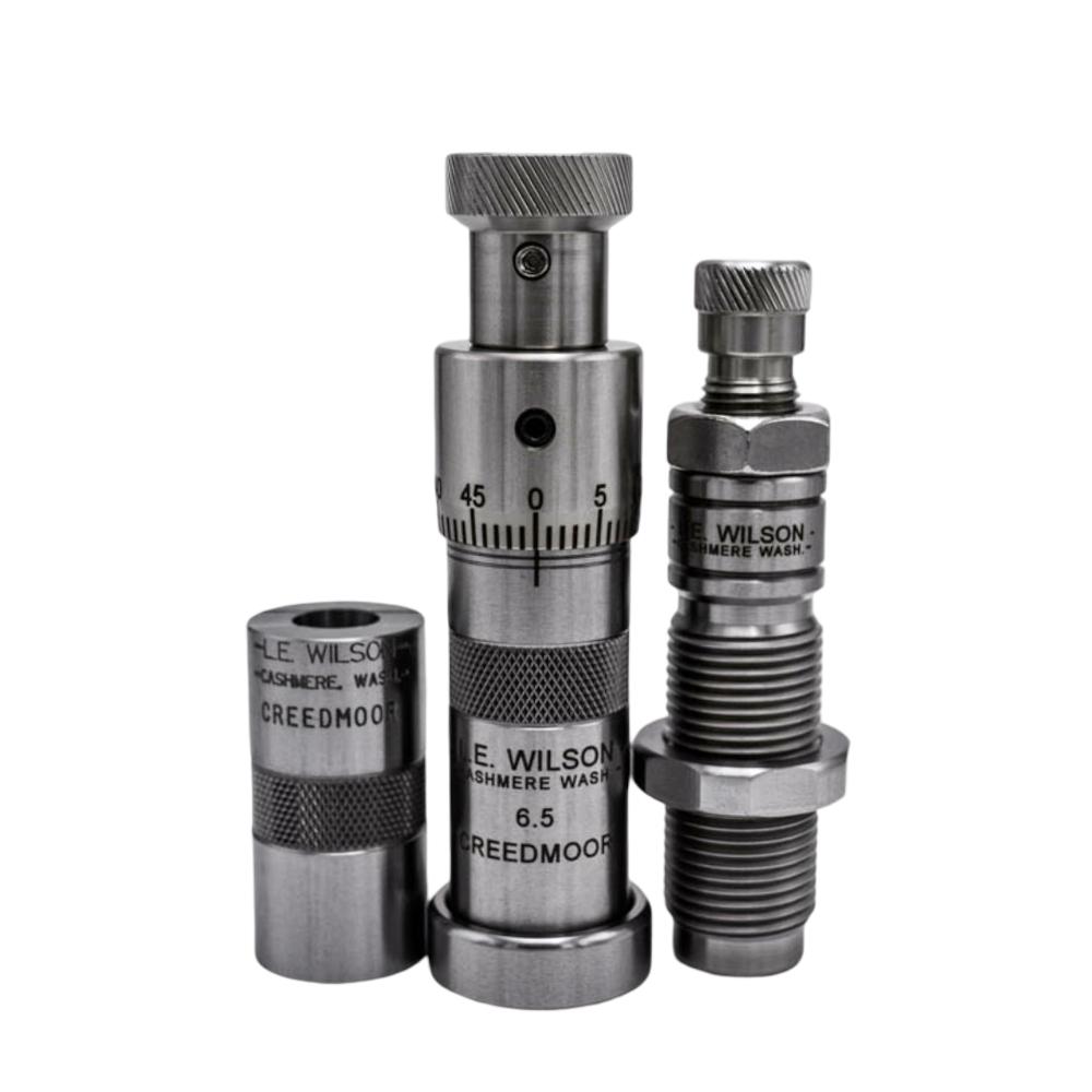 Wilson Die Kit 6.5 Creedmoor to include Plastic Case w/SSBS-BFLD-CG
