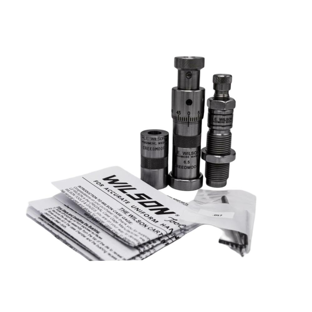 Wilson Die Kit 6.5 Creedmoor to include Plastic Case w/SSBS-BFLD-CG
