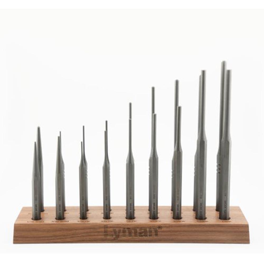Lyman Armorer?s 18 Piece Hex Punch Set with Stand