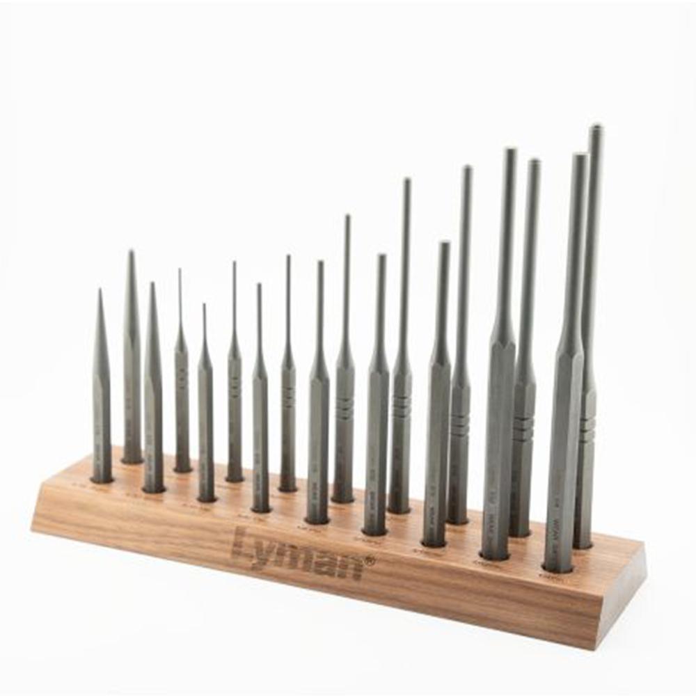 Lyman Armorer?s 18 Piece Hex Punch Set with Stand