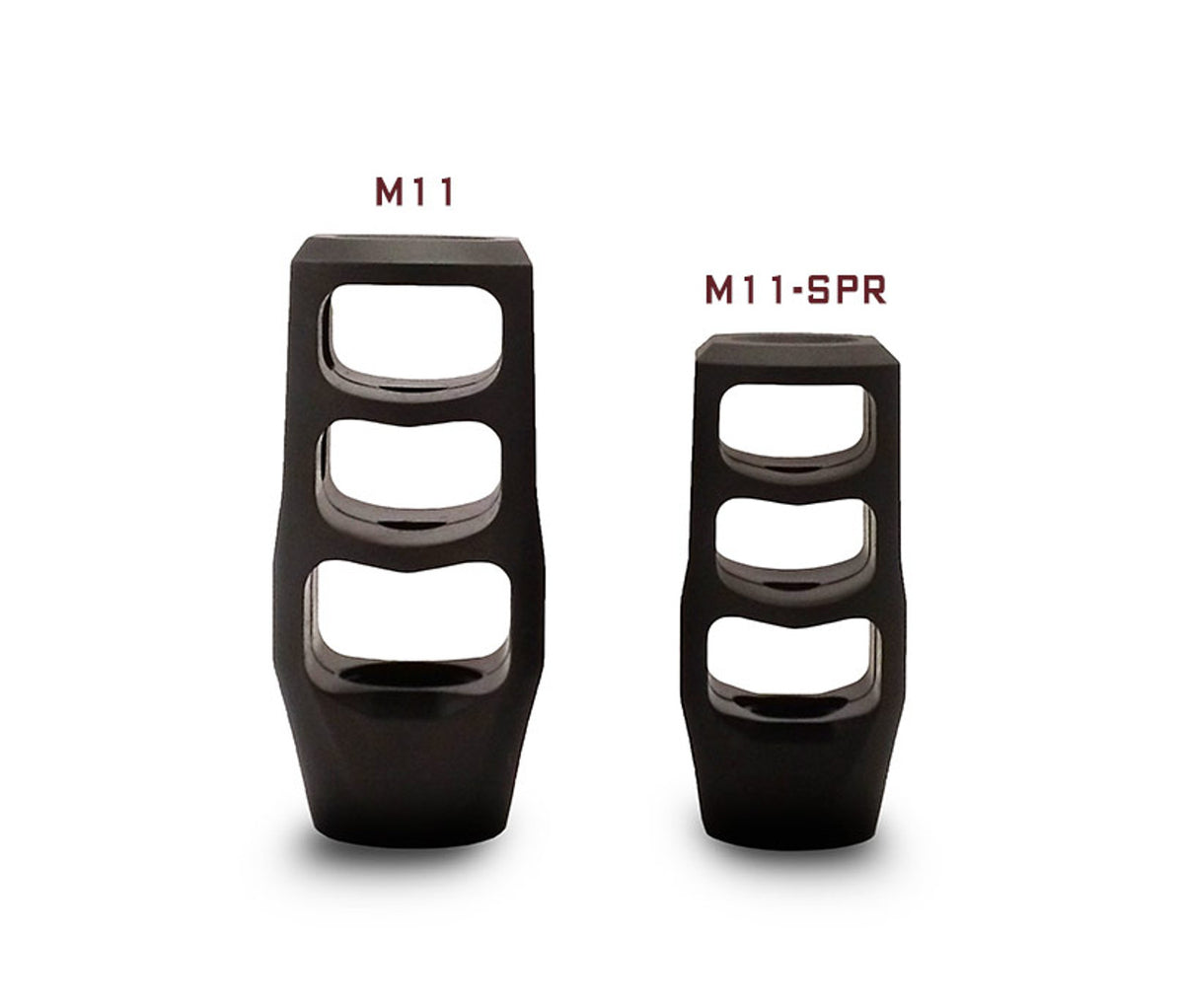 Precision Armament M11-SPR Severe-Duty Muzzle Brake - 1/2x28 - 5.56 NATO