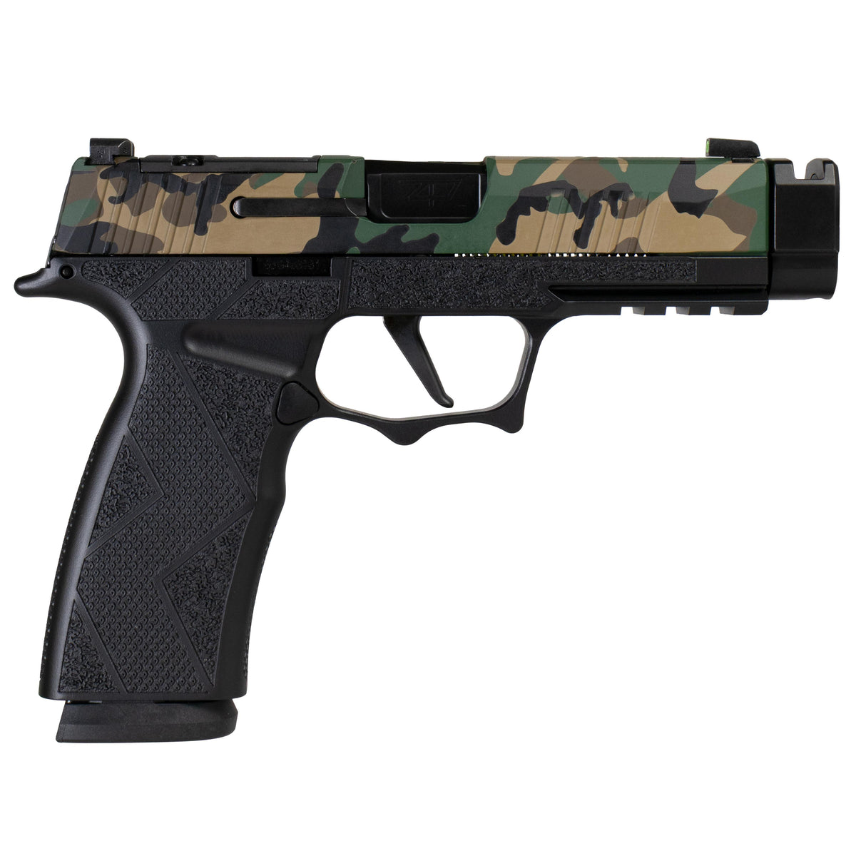 SIG P365 XMACRO 9MM 3.7 3-17rd Mags-MultiCam with Zaffiri Precision Comp
