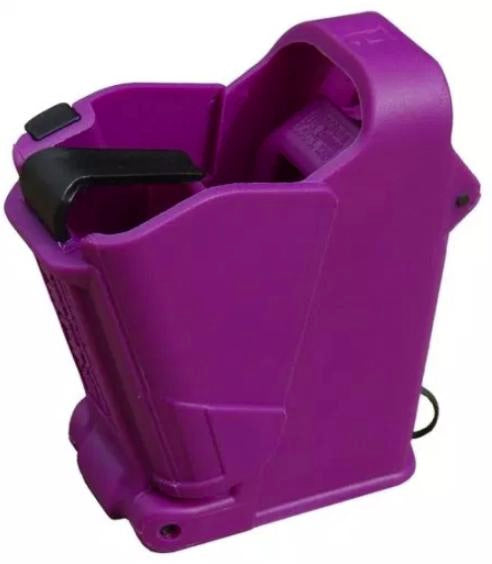 MAGLULA UPLULA UNIVERSAL PISTOL MAG LOADER & UNLOADER PURPLE 9MM TO .45