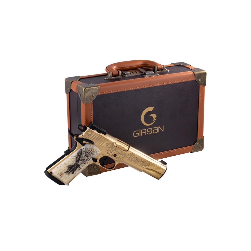 EAA MC1911 Gold 38 Super Engraved Slide and Grips