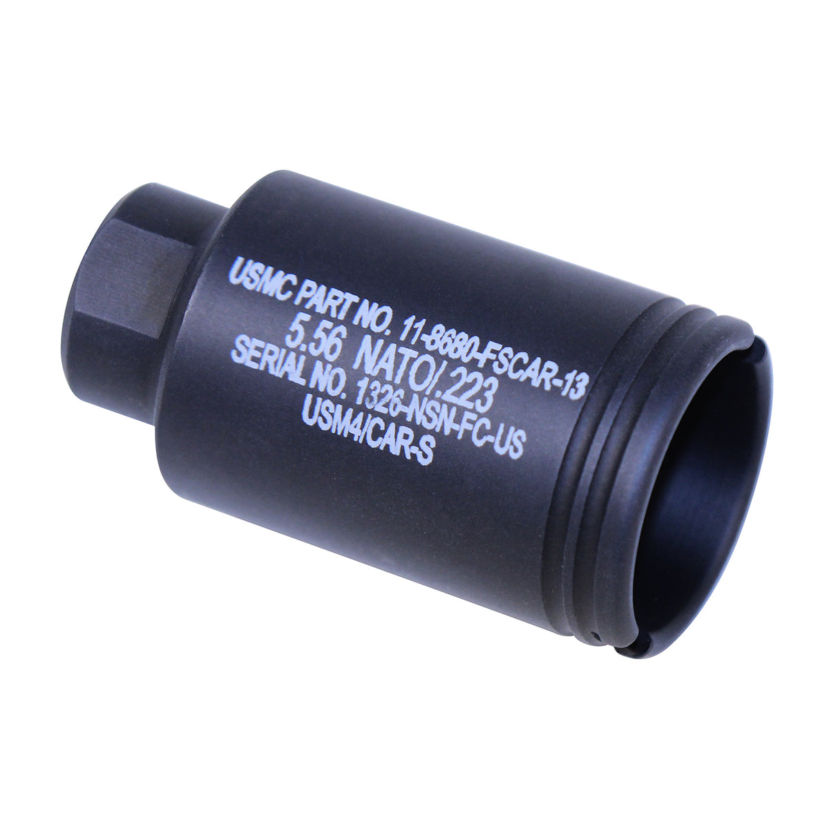 AR-15 Micro Slim Flash Can (Laser Engraved)