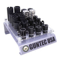 AR-15 Muzzle Device Assortment Kit With Table Top Acrylic Display Rack (1/2 X 28)