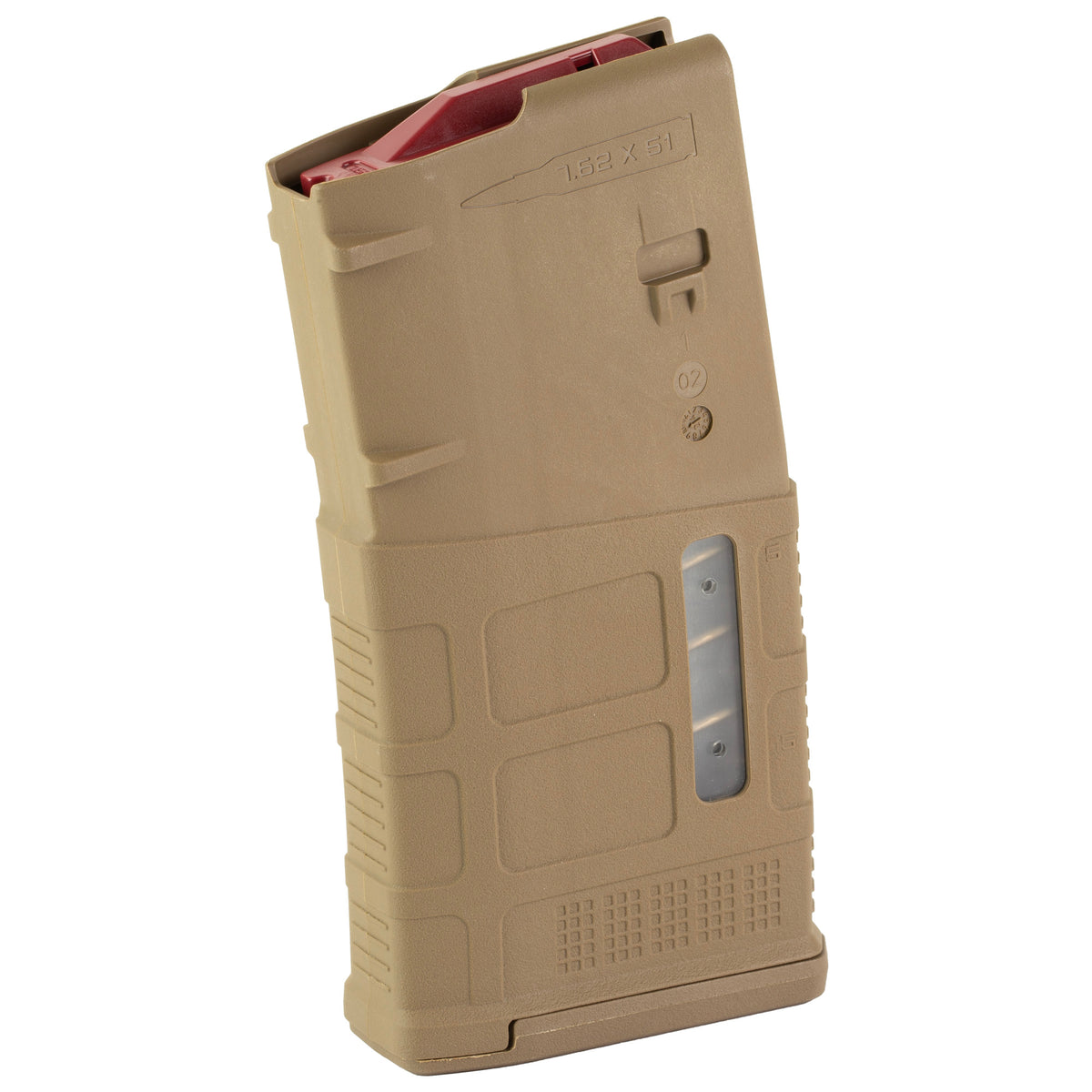Magpul PMAG LR/SR Gen M3 Window .308/7.62 NATO SR25/AR-10 Magazine - 20 Round