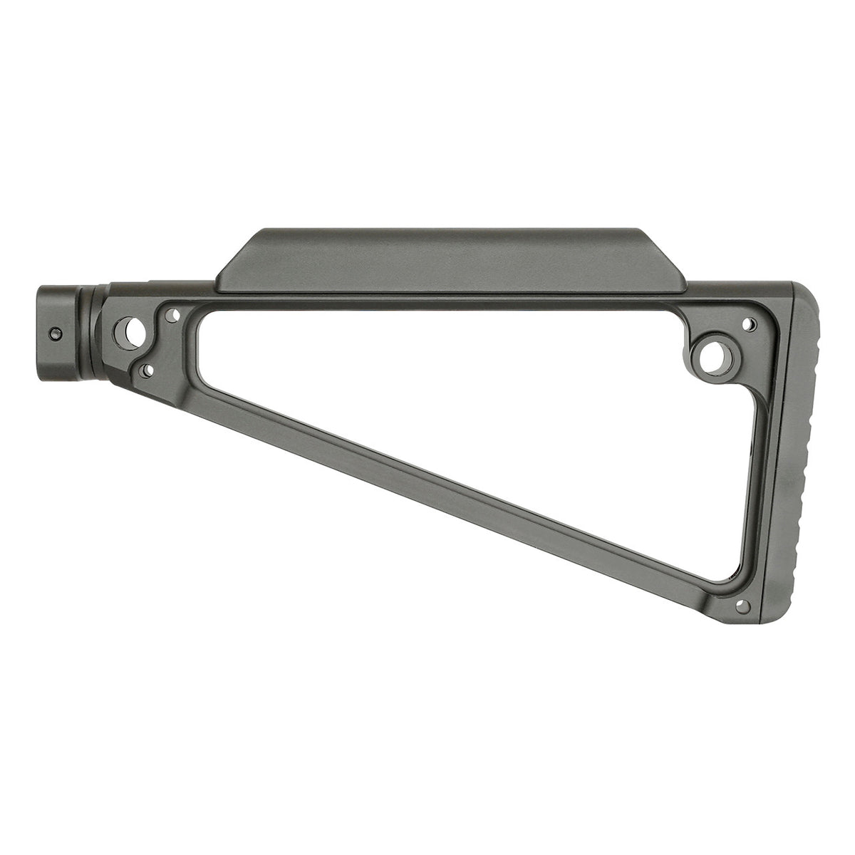 Midwest Industries Fixed Triangle Stock - Fits Picatinny - Black