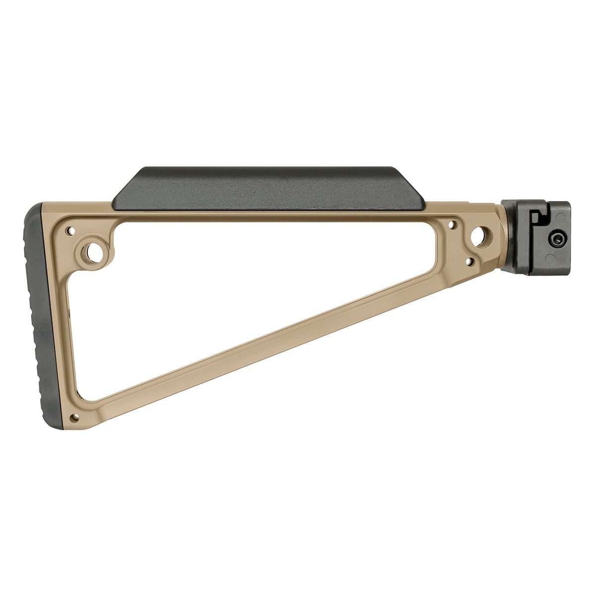 Midwest Industries Triangle Side Folding Stock - Fits Picatinny - 2 Colors Available