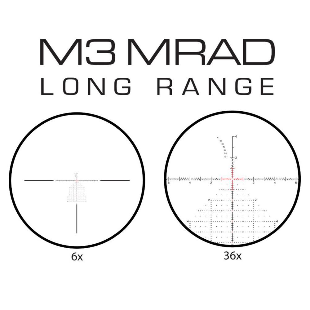 MEPRO MVO 6-36x56 FFP, 34MM, M3 RETICLE MRAD