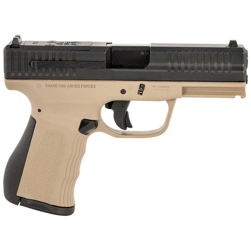 FMK MACH 9 9MM 4in BBL 804 TRIGG 1 14RD MAG OR SLIDE - DARK EARTH