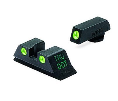 MEPROLIGHT TRU-DOT FXD NIGHT SIGHTS 17-19-22-23-24-33-34-35 SUP HGHT GREEN