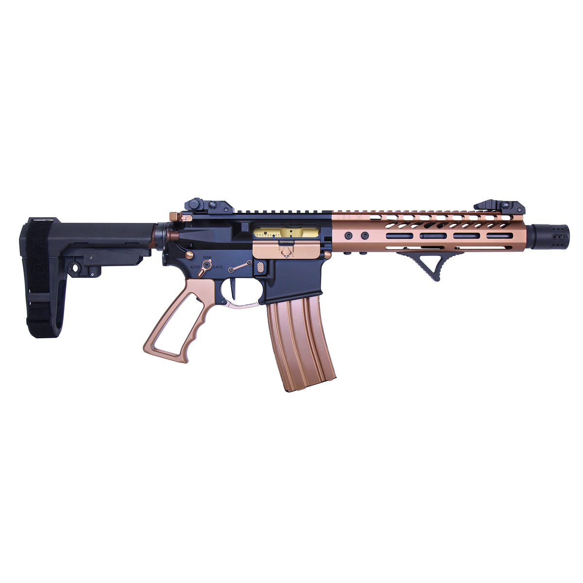Skeletonized Angled Foregrip For M-LOK