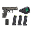 Rost Martin RM1C CA BLK 9MM 4IN OR (4)10RD MAGS FS POLY PISTOL BUNDLE