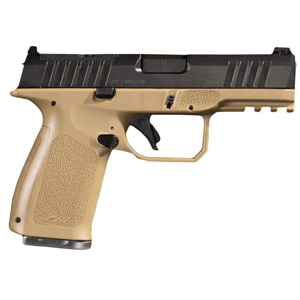 Rost Martin RM1C OPTICS READY 9mm PISTOL FDE 4in (1)15rd (1) 17rd Mag