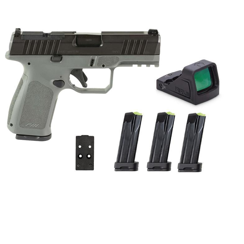 Rost Martin RM1C CA Gray 9MM 4IN OR (4)10RD MAGS FS POLY PISTOL BUNDLE