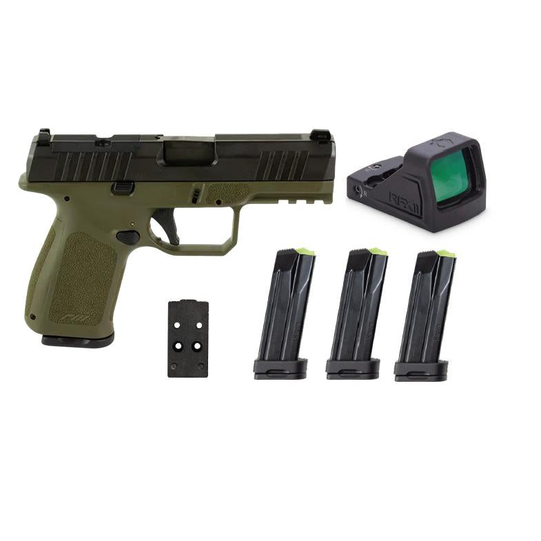 Rost Martin RM1C ODG 9MM 4IN OR (4)10RD MAGS FS POLY BUNDLE