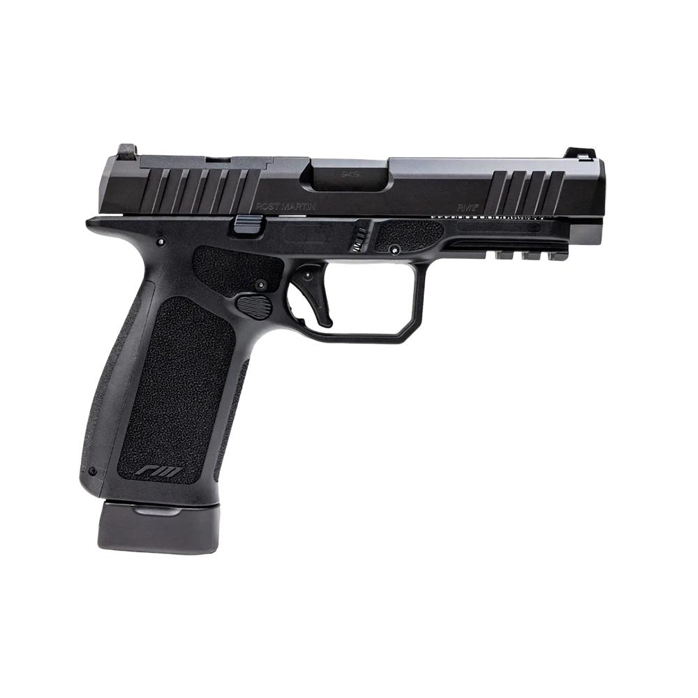 Rost Martin RM1F BLK 9MM 4.5IN OR 17RD/19RD FS 3 BACKSTRAPS POLY PISTOL