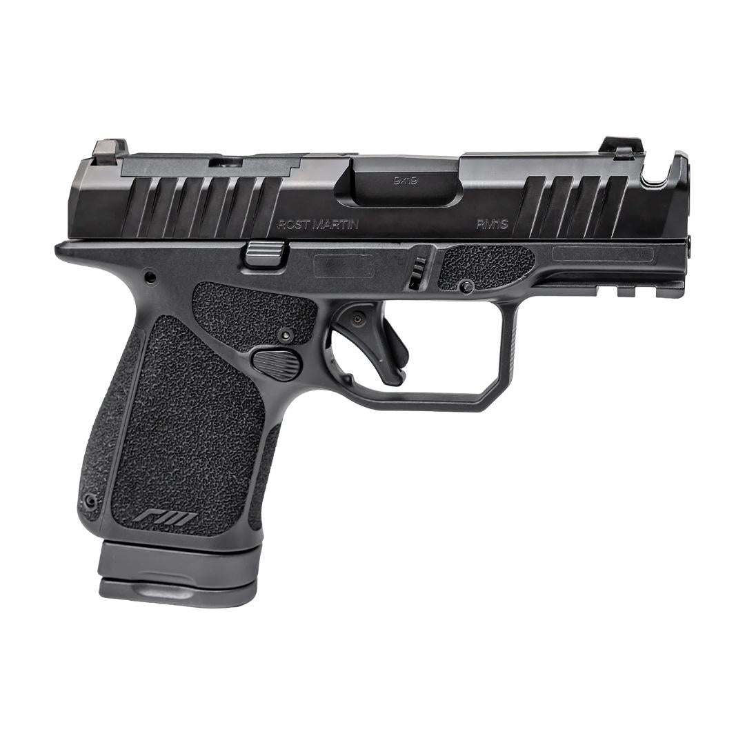 Rost Martin RM1S Comp 9mm 3.6in 1-12rd 1-15Rd FS Black OR