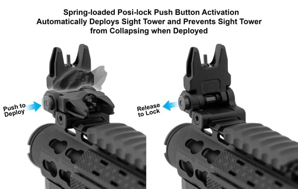 UTG ACCU-SYNC AR-15 Flip-Up Front Sight