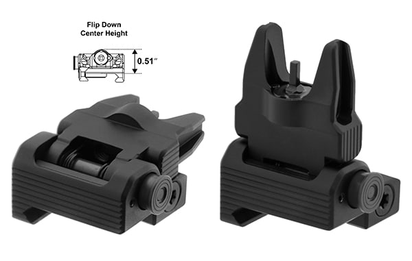 UTG ACCU-SYNC AR-15 Flip-Up Front Sight