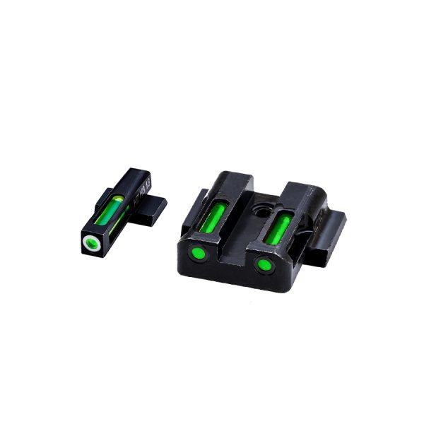 HIVIZ LiteWave H3 sight G LitePipe w/W front ring fits Shield models