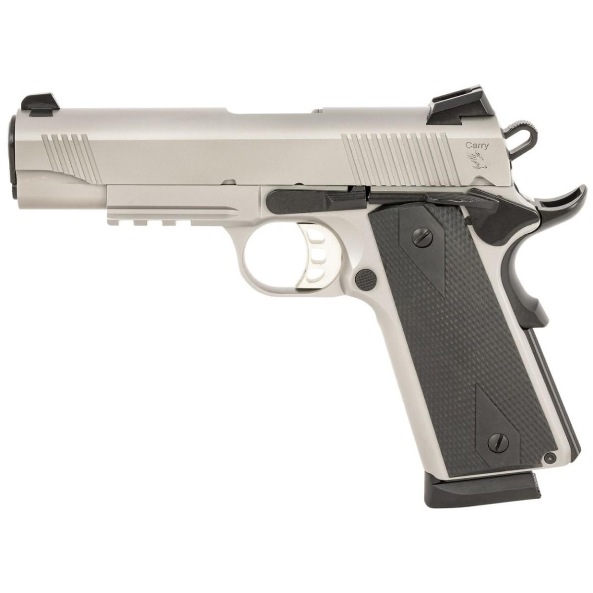 Tisas 1911 CARRY SS45R 45ACP  4.25'' Stainless Steel 2-8rd