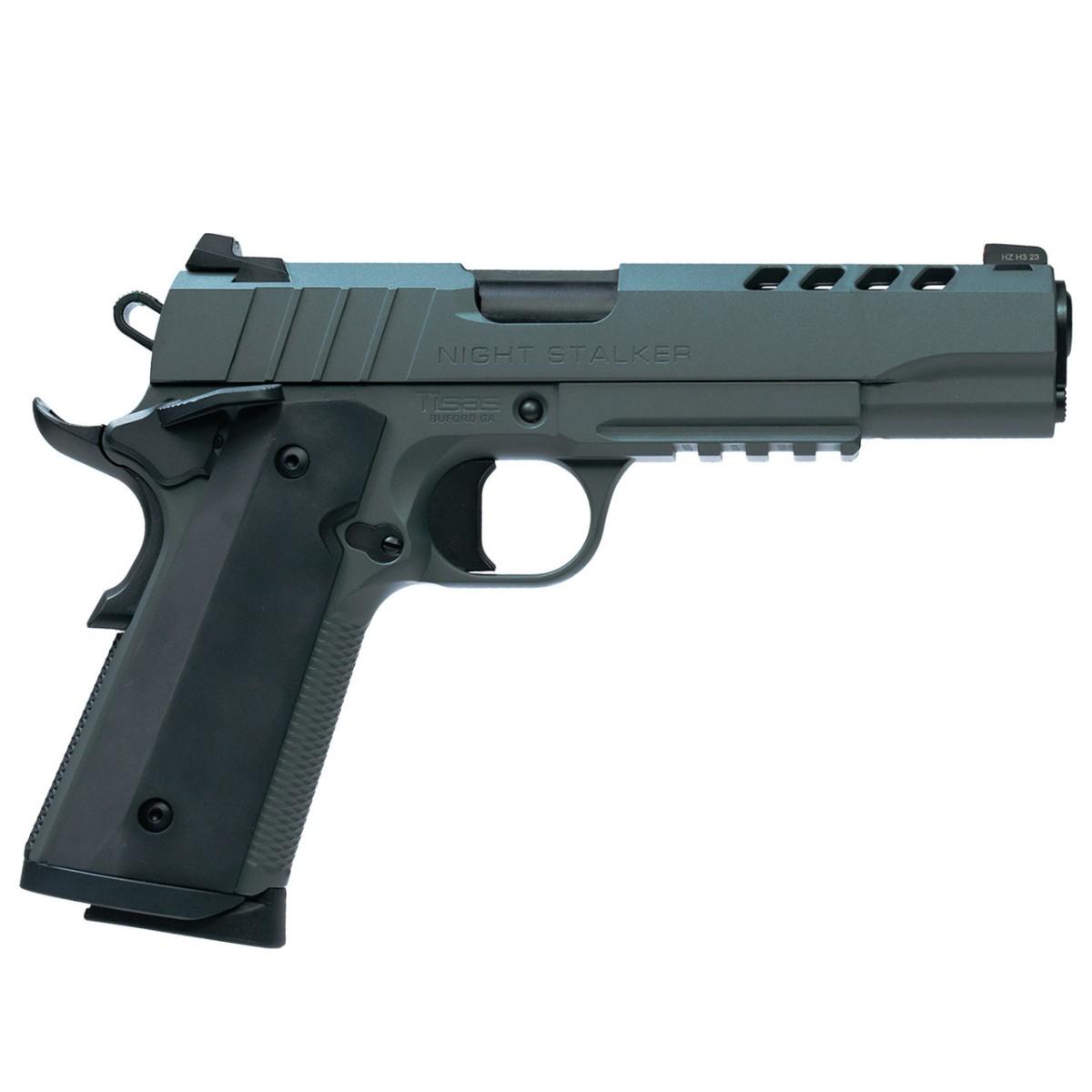 Tisas 1911 Night Stalker 10 1911 Nightstalker 10MM 5'' Cerakote Grey 2-8rd