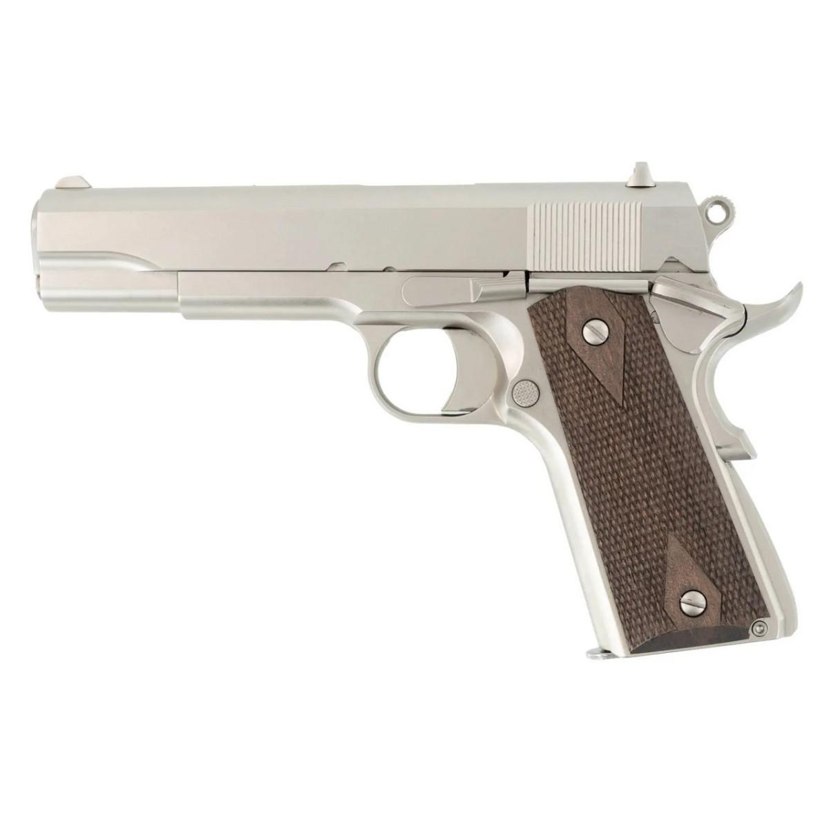 Tisas 1911 A1 Stakeout 38 Nickel 38 & 9mm Super 5''  2-9rd