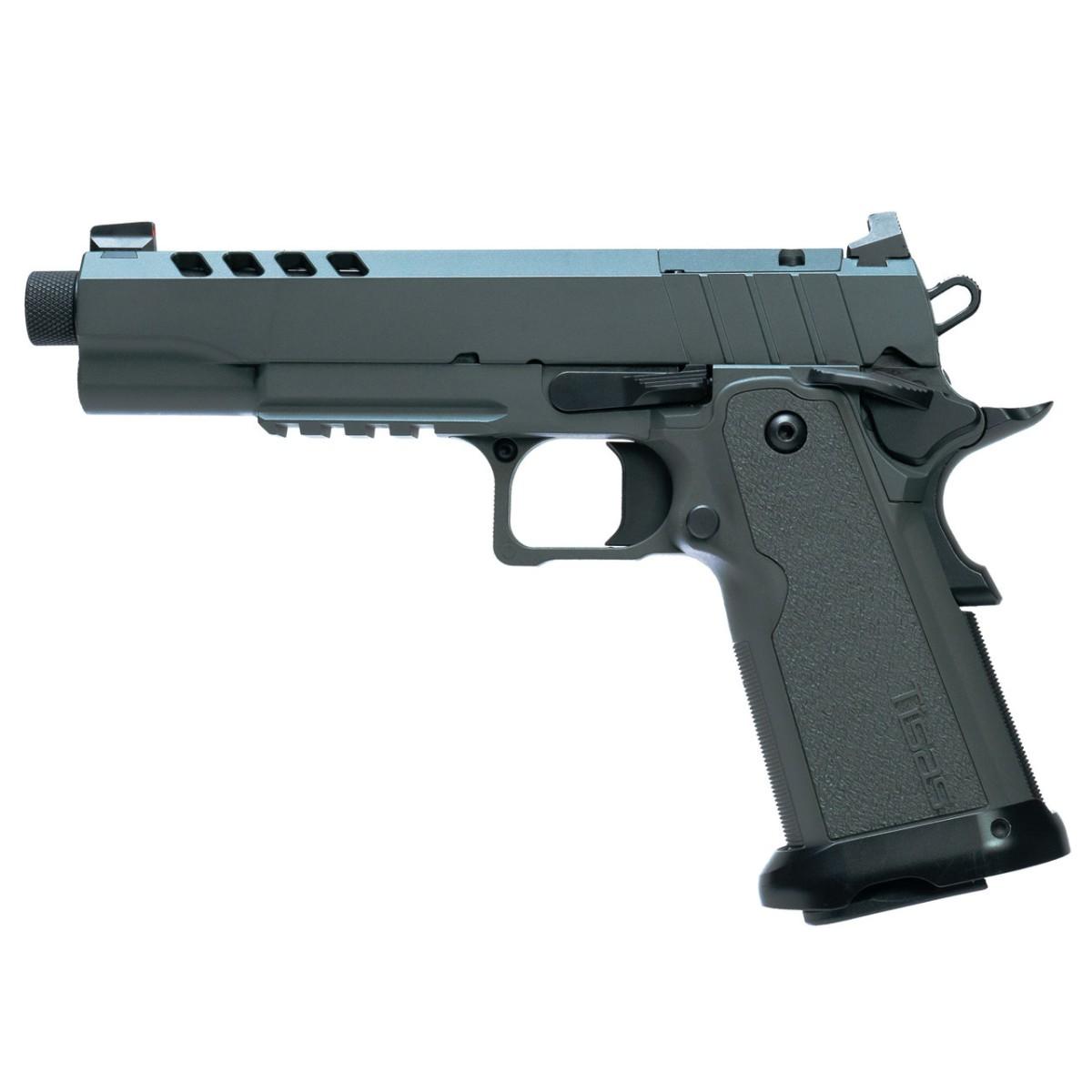 Tisas 1911 B9R Night Stalker DS 9MM 5'' Grey Cerakote 2-17rd
