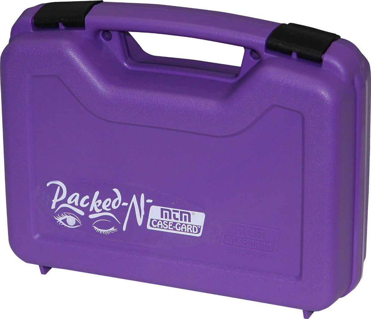 MTM PISTOL HANDGUN CASE SINGLE UP TO 4 REVOLVER PURPLE