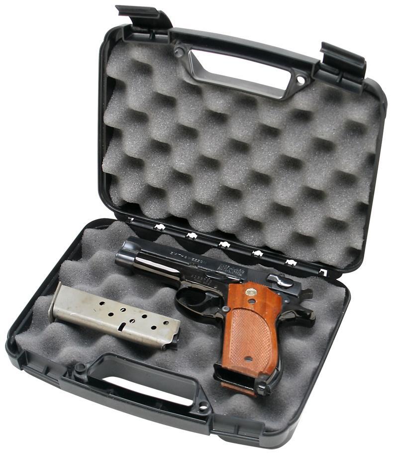 MTM PISTOL HANDGUN CASE SINGLE UP TO 6 REVOLVER BLACK