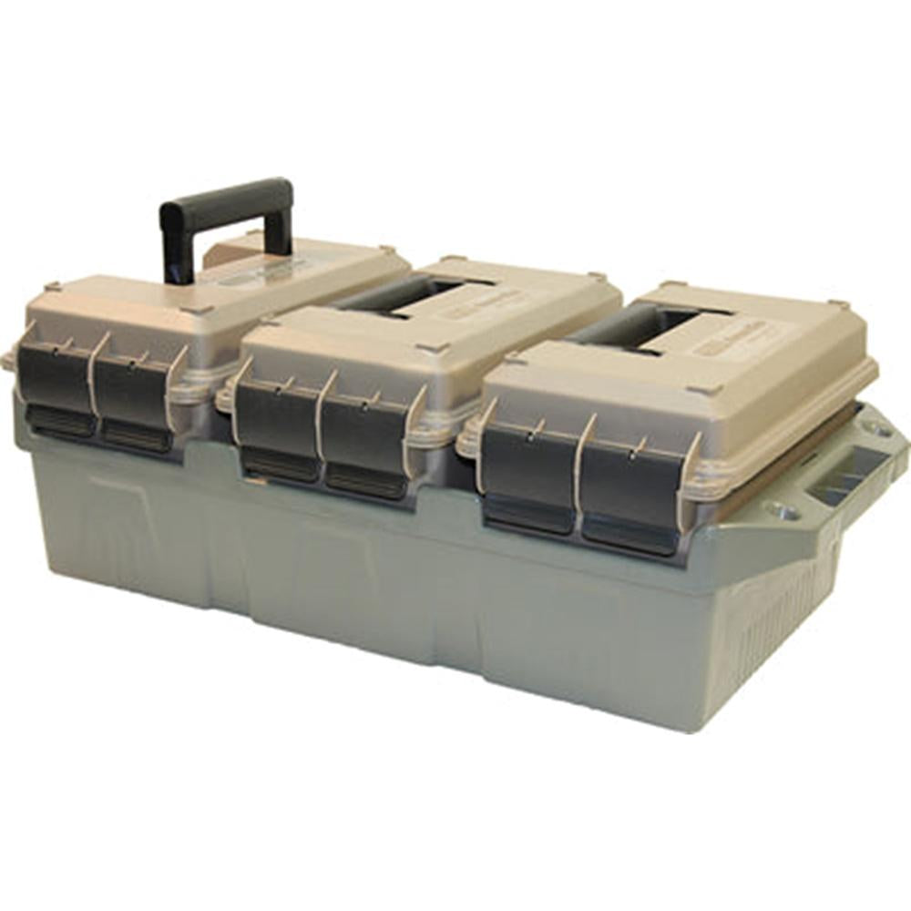 MTM 3-CAN AMMO CRATE 50 CAL DARK EARTH/ARMY GREEN
