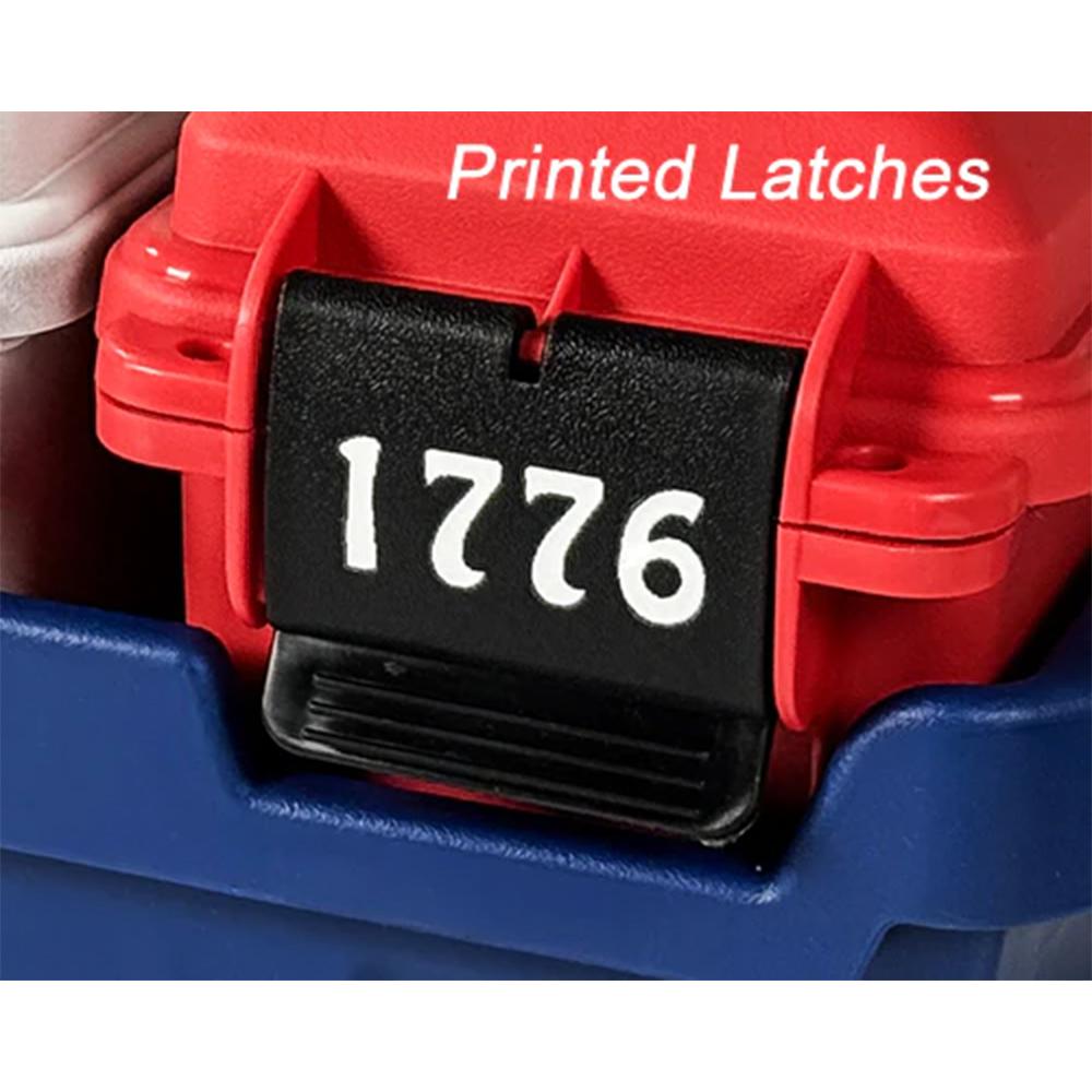 MTM Limited Edition 1776 Red & Wht 5Can Ammo Crate Mini