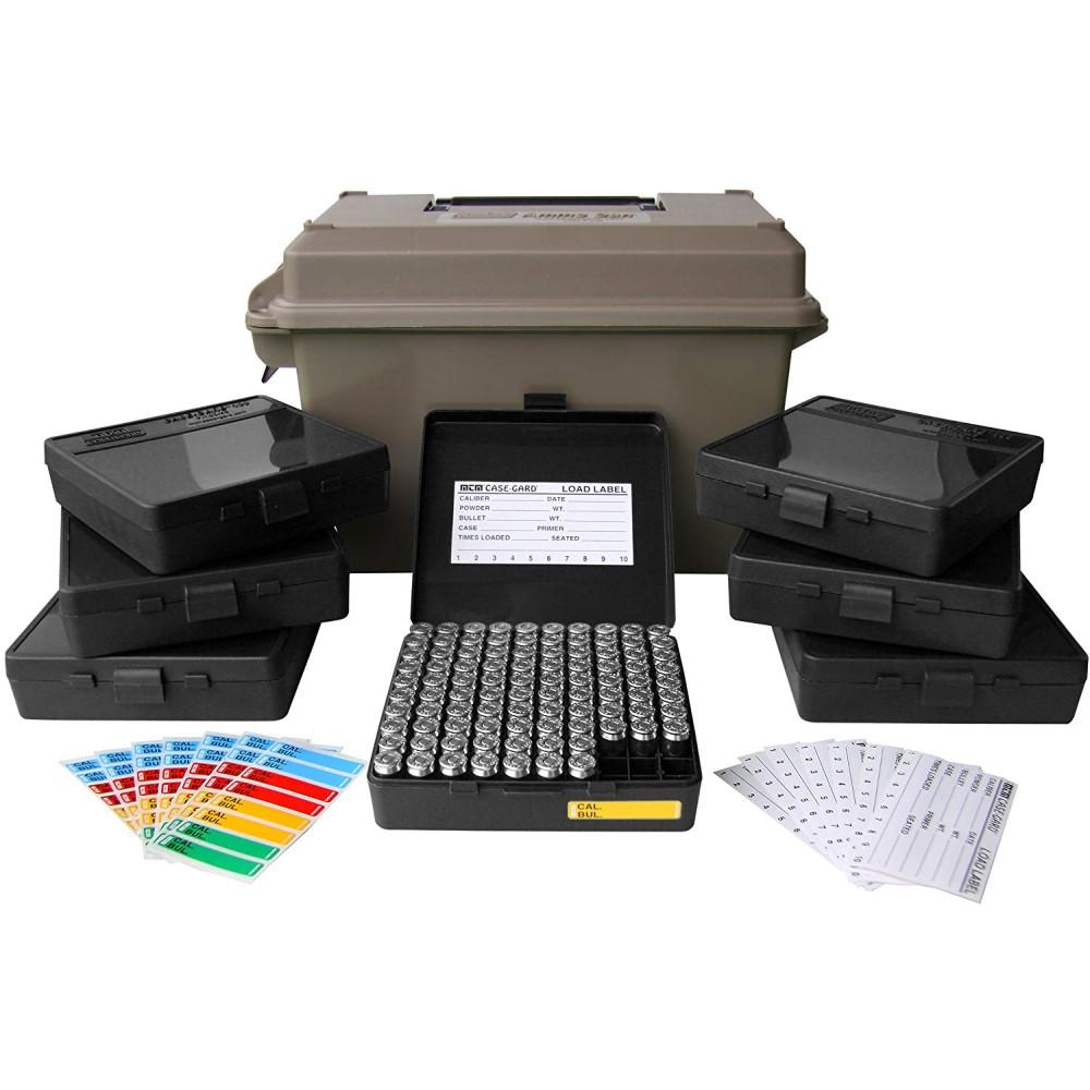 MTM 45 ACP AMMO CAN FOR 700 RD *INCLUDES 7 EACH P-100-45'S DK EARTH