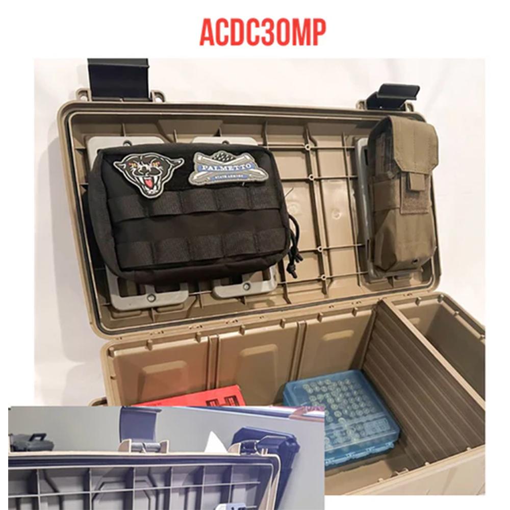 MTM ACDC30 Crate Molle Panel 2Pk BLK