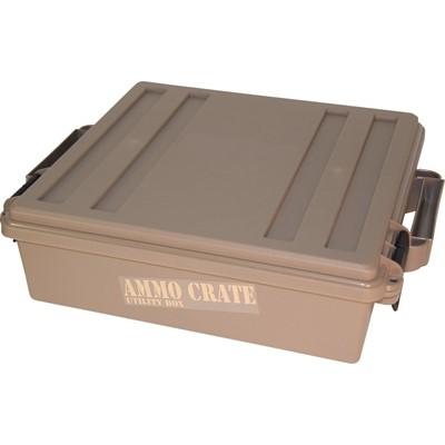 MTM AMMO CRATE UTILITY BOX 14.7(L) x 13.9(W) x 4.5(H) DK EARTH