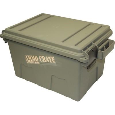 MTM AMMO CRATE UTILITY BOX - 12.4(L) x 8.4(W) x 8.5(H) ARMY GREEN