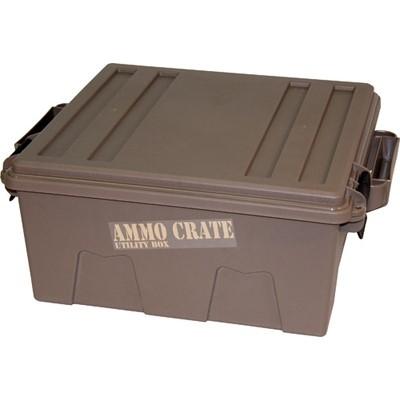 MTM AMMO CRATE UTILITY BOX - 14(L) x 13.5(W) x 7.25(H) DK EARTH