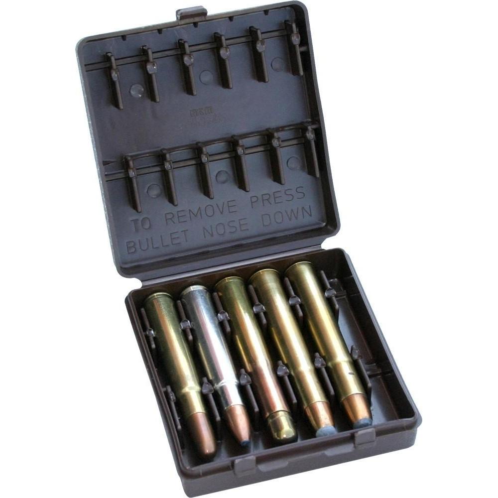 MTM BIG GAME AMMO WALLET 10 RD 378 WBY - 500 NITRO BROWN