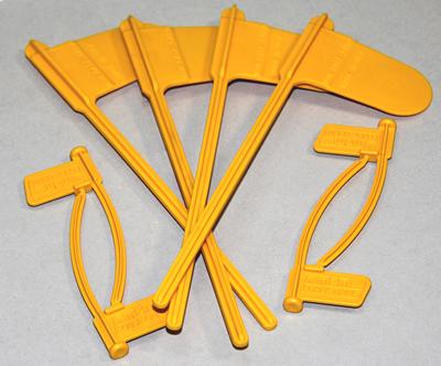 MTM PISTOL & RIFLE CHAMBER INDICATOR FLAGS YELLOW