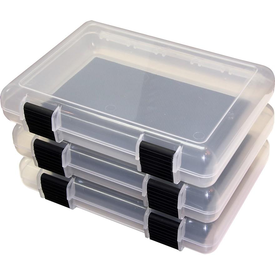MTM IN SAFE STORAGE CASE 9 CLEAR 3PK