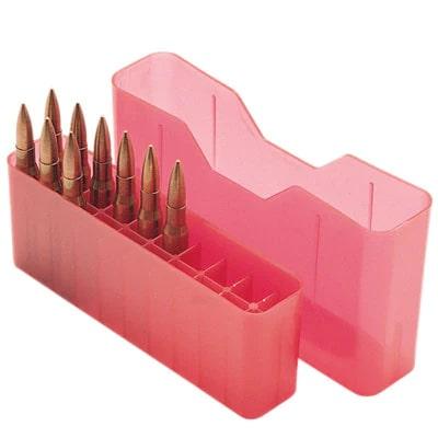 MTM SLIP-TOP AMMO BOX 20 RD WSM 45-70 TO 30-30 CLR-RED
