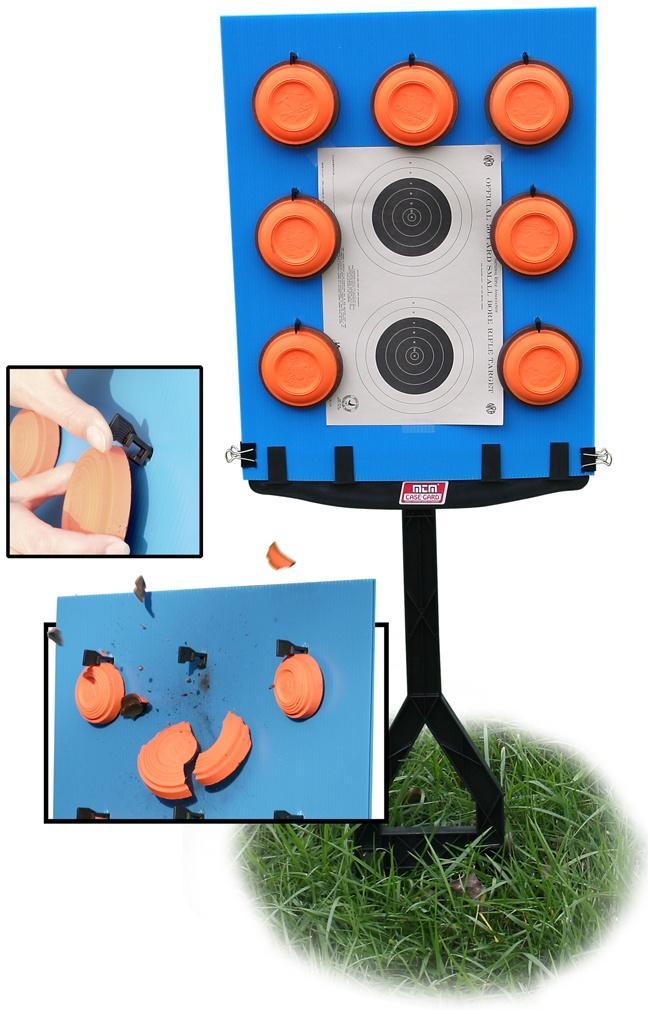 MTM JAMMIT TARGET SYSTEM-STAND-TARGET BACKER-BIRD BOARD CLIPS BLUE/BLACK