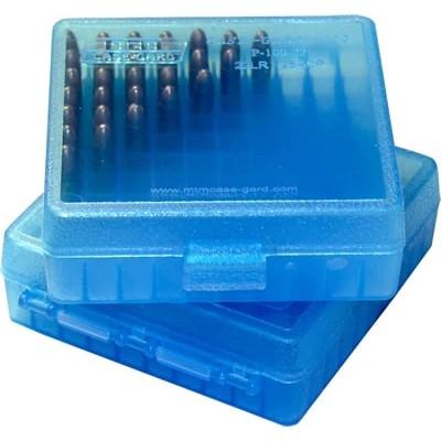 MTM Ammo Box 100 Round Flip-Top 41 44 45 LC Clr-Blue