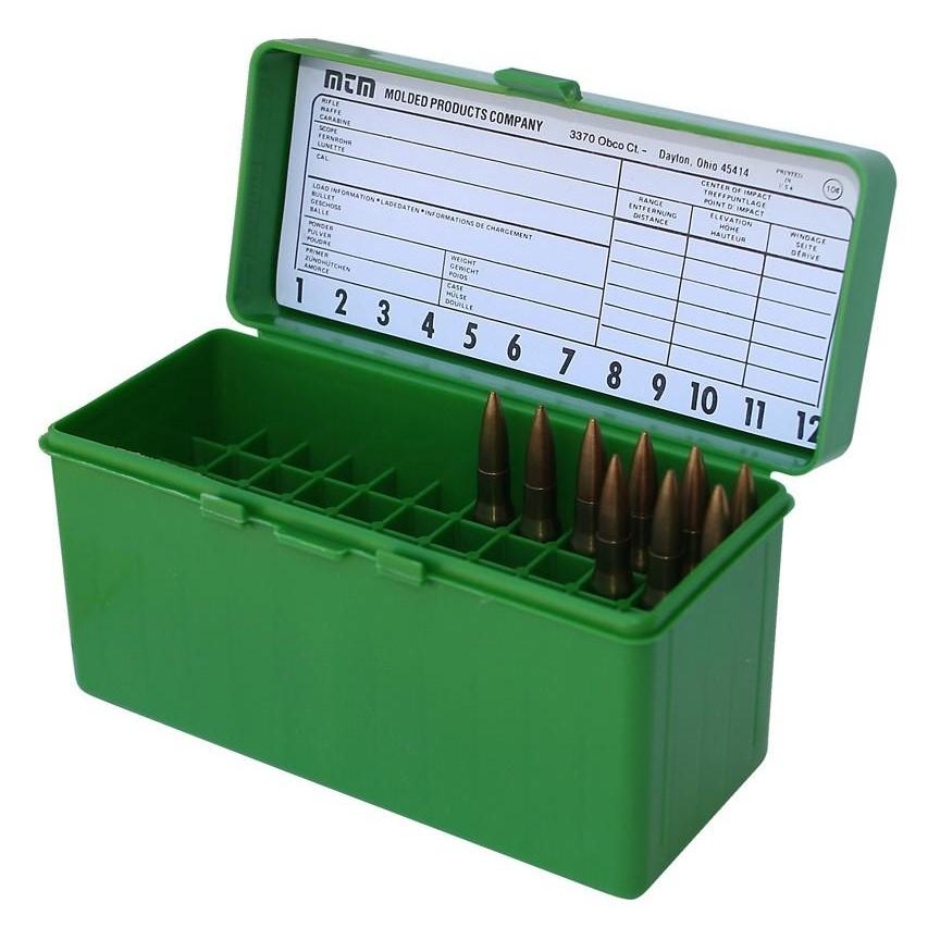 MTM AMMO BOX 60 RD FLIP-TOP 270 WIN 30-06 25-06 GREEN
